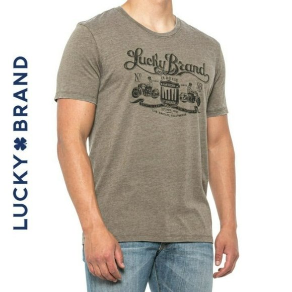 Lucky Brand Other - NWT Lucky Brand Graphic Print Short Sleeve Cotton T-Shirt